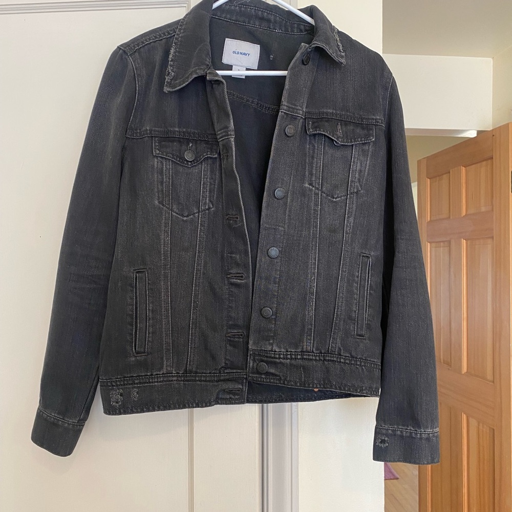 Old navy black jean jacket